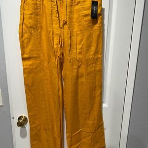 Linen pants Tangerine